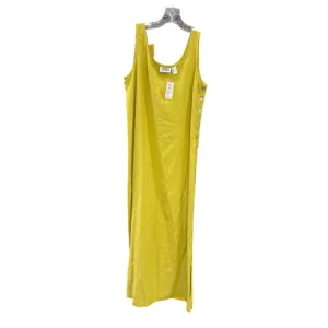 Chico’s Design Silk Linen Boca Dress Chutney. NWT