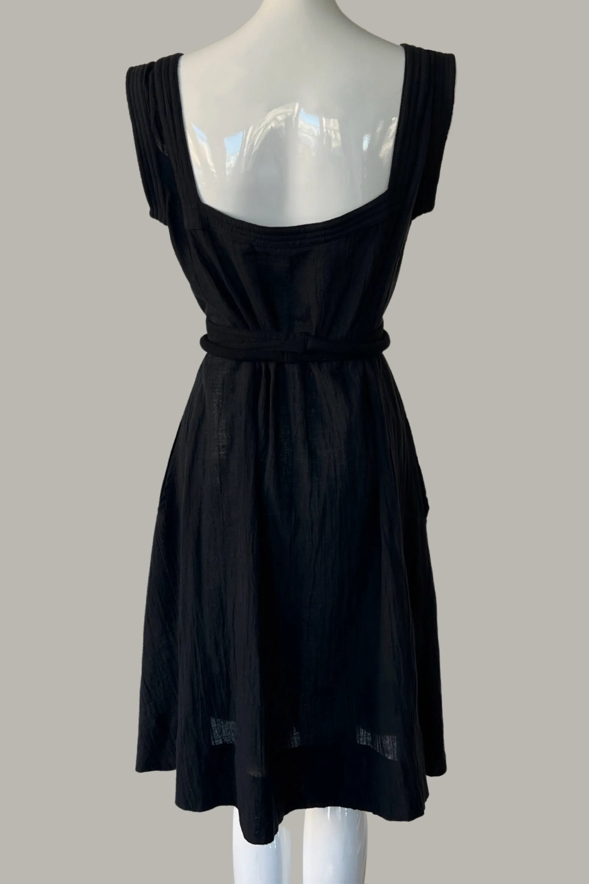 Child of Paradise Dress with Quilted Oval Obi Belt {Made to Order}