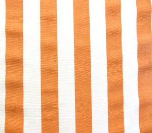 China Seas Fabric: Dune - Custom Terracotta on White Belgian Linen/Cotton