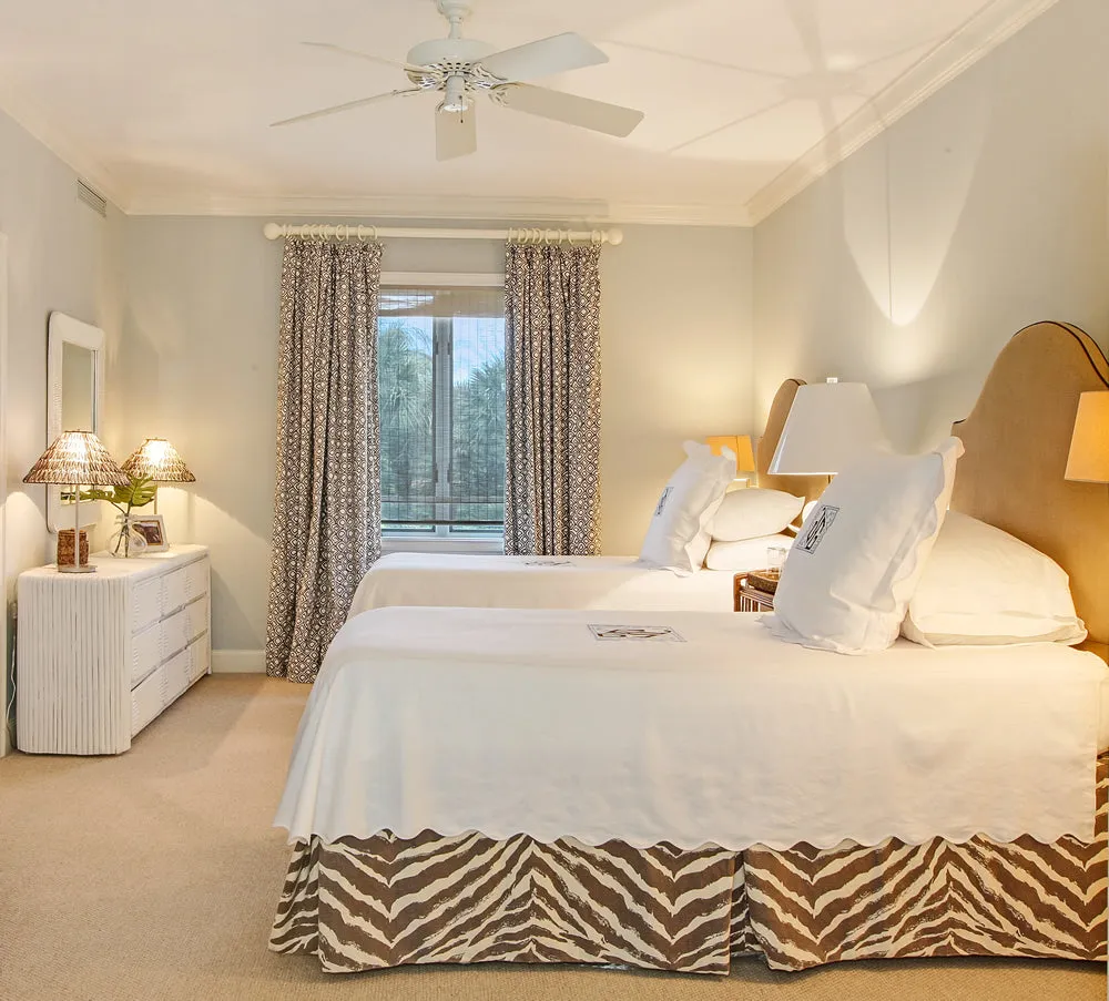 China Seas Fabric: Nairobi - Custom Beige on Tinted Belgian Linen / Cotton