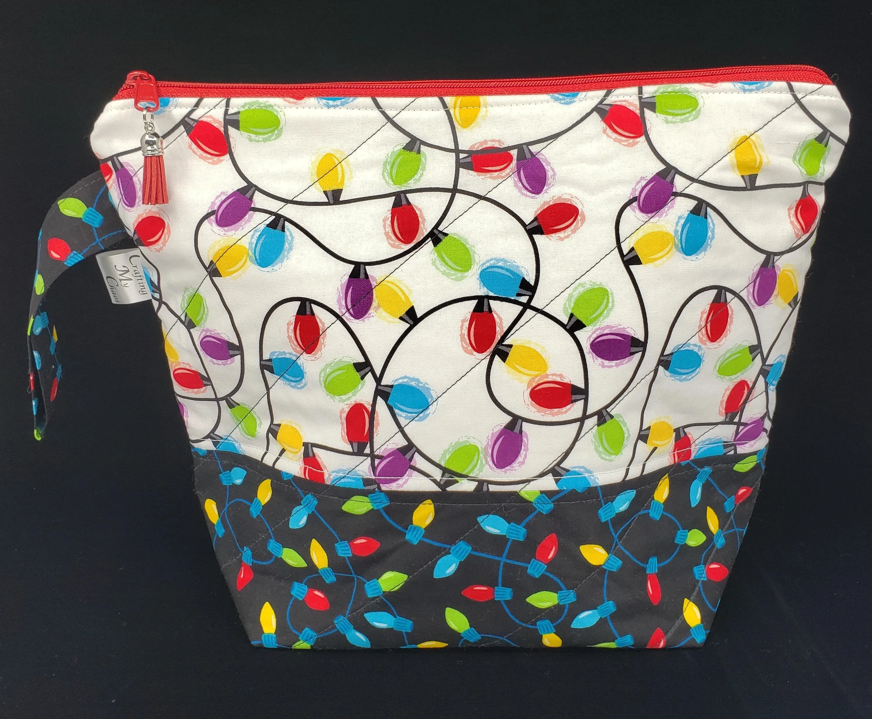 Christmas Lights - Project Bag - Medium