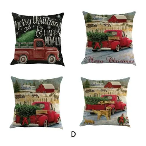 Christmas Pillow Covers- 4 Piece Set