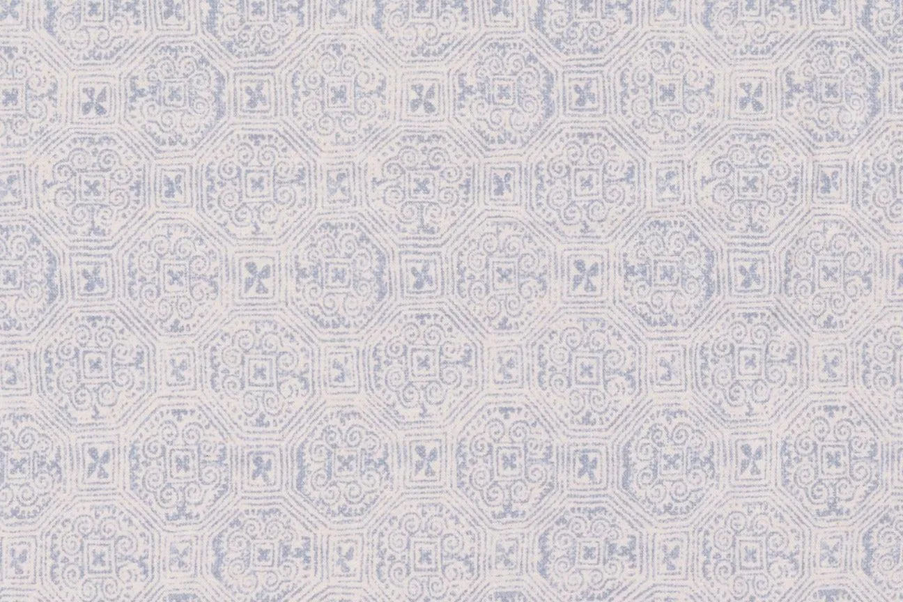Cisco Fabric Lola Sky Blue - Grade H - Cotton/Linen