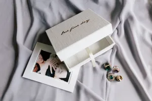 Clamshell Print Box   PREDESIGNED STAMPS