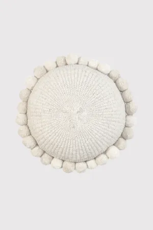 Classica Pom Pom Cushion #1 Large | Natural