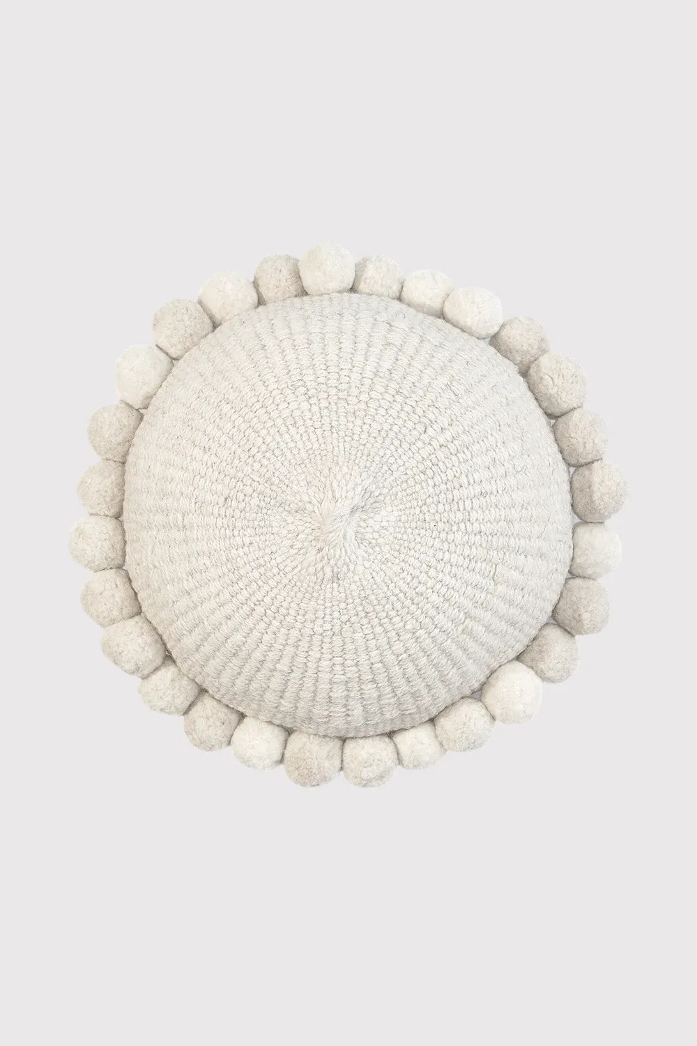 Classica Pom Pom Cushion #1 Large | Natural