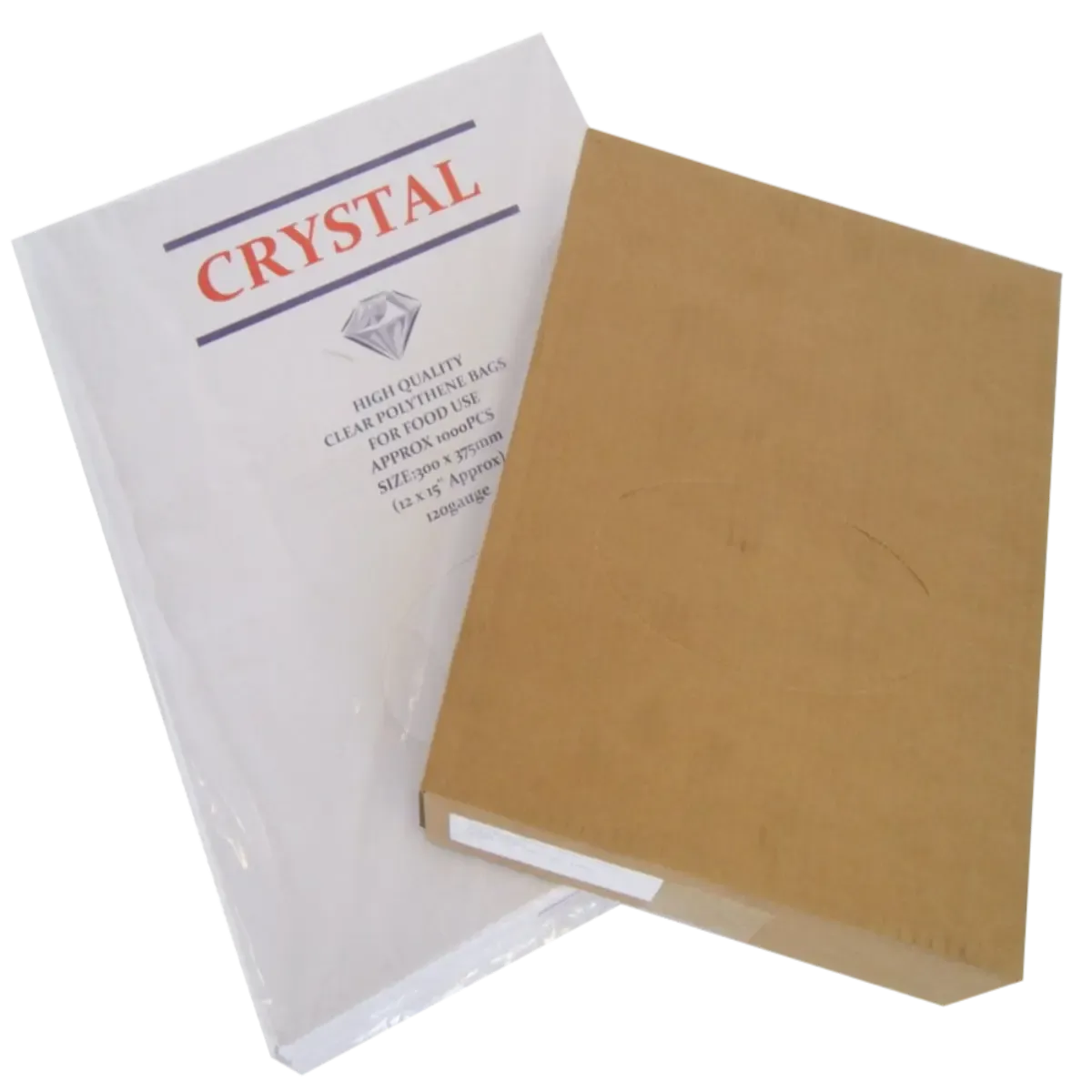 Clear Packaging Bags Plain Polythene LDPE 250G