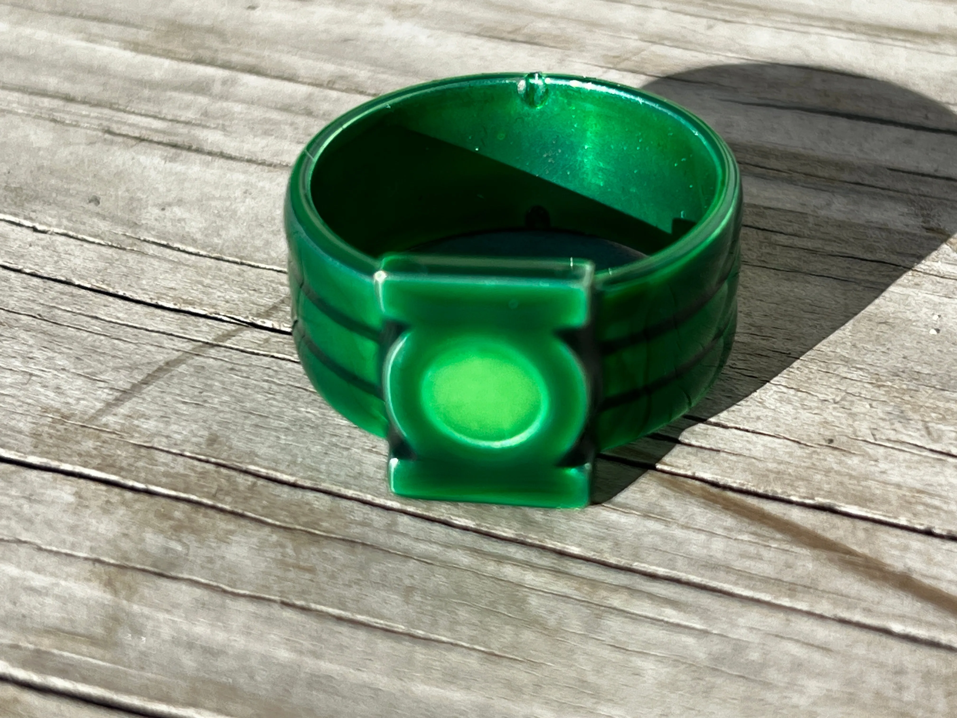 Coated Kyle Rayner Willpower Green Lantern Ring