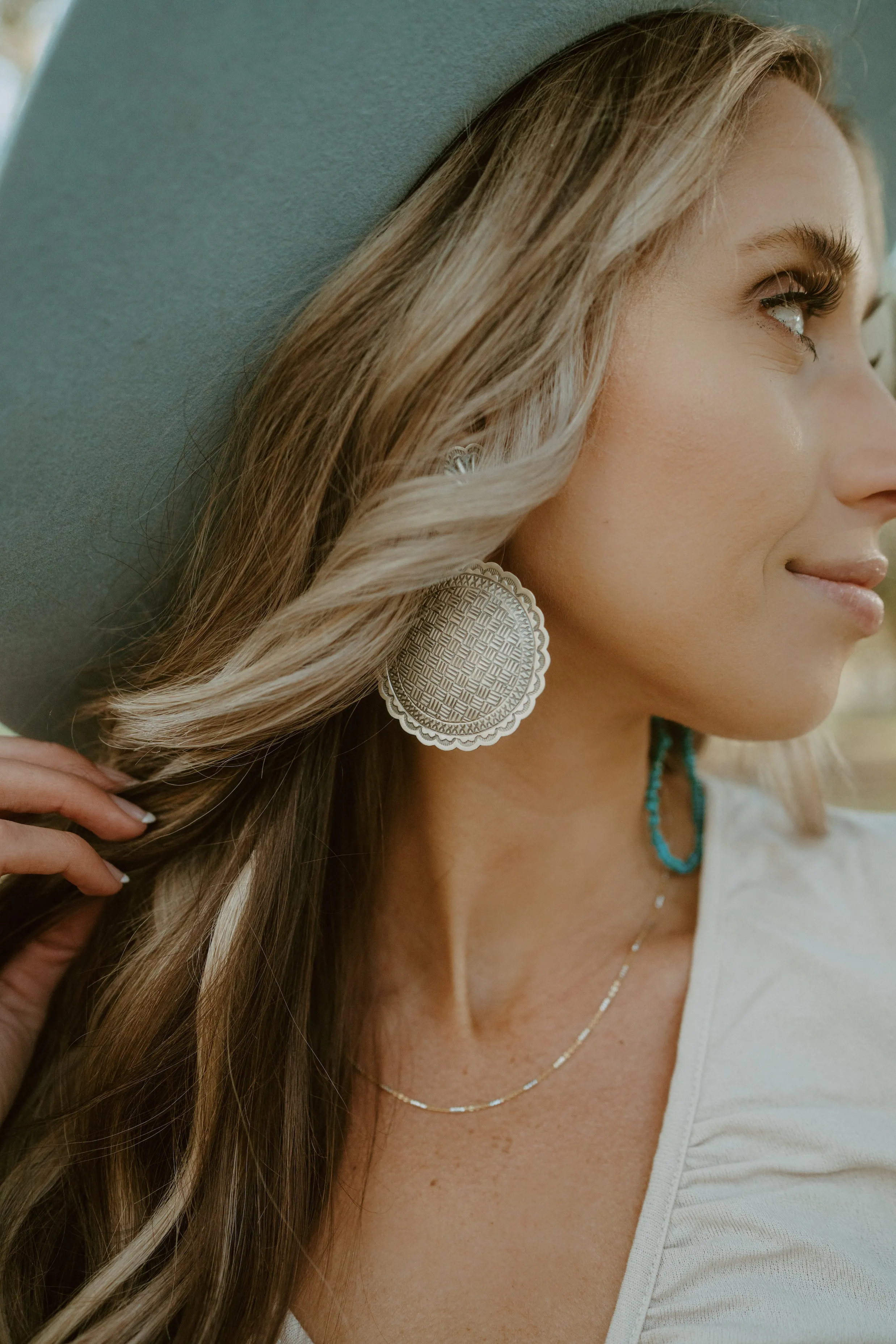 Concho Earrings #39
