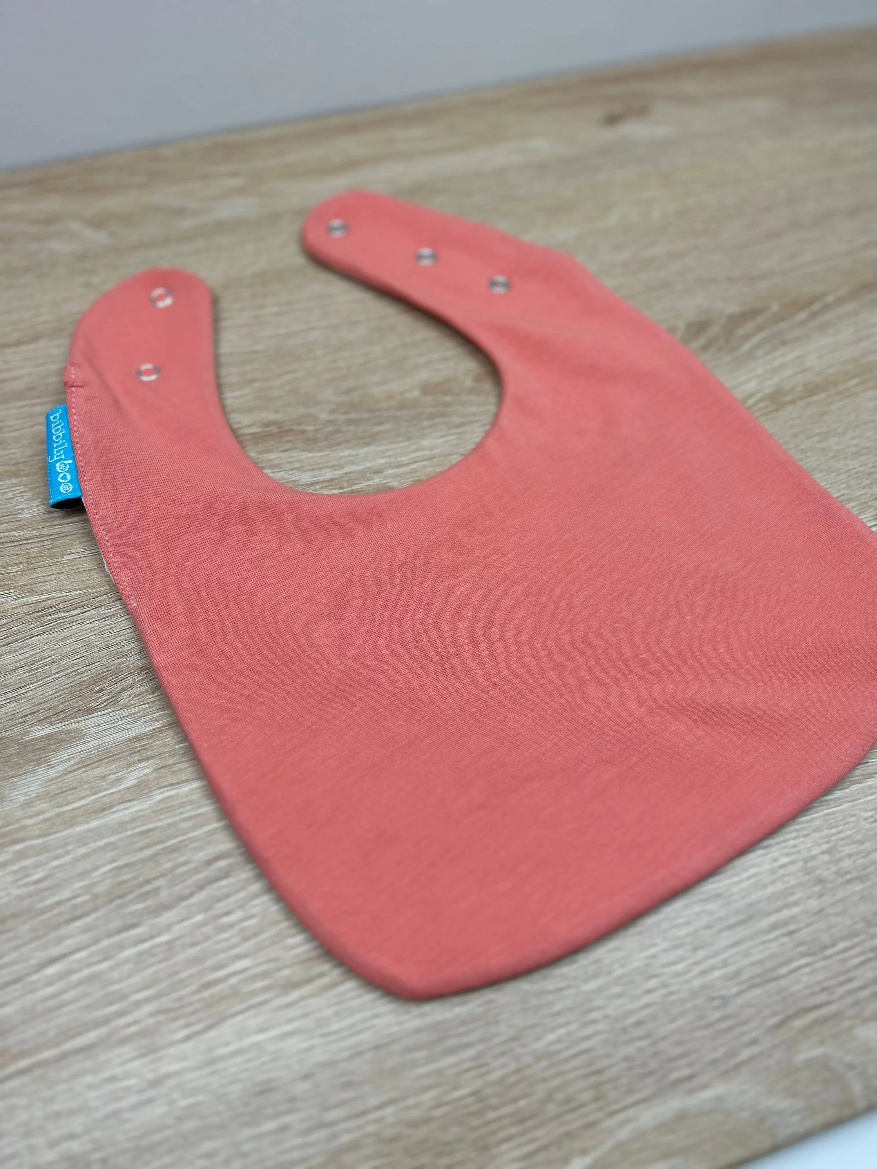 Coral Waterproof Dribble Bib
