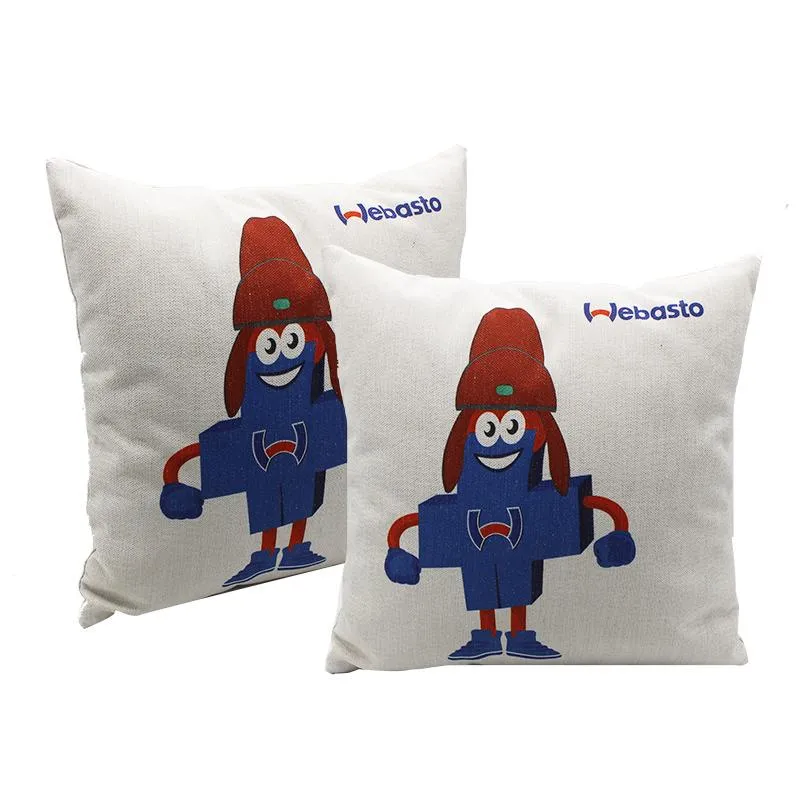 Cotton and Linen Square Pillows