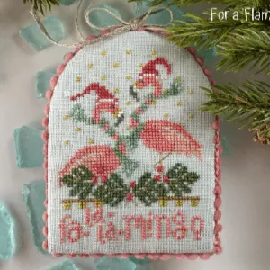 Counted Cross Stitch Pattern: "Fa-La-La-Mingo"