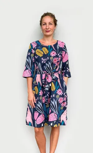 Cowley Fields dress cotton/linen