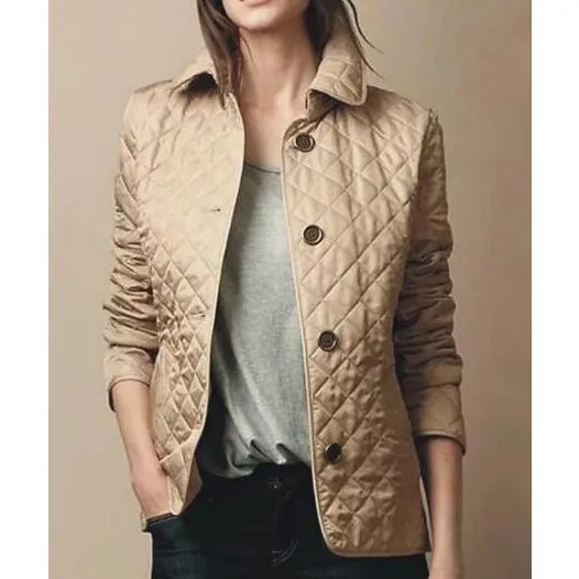 CozyNest™ | Women's Lightweight Quilted Coat | Button Closure, Insulated Design & Stylish Comfort