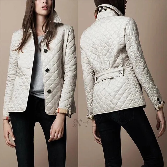 CozyNest™ | Women's Lightweight Quilted Coat | Button Closure, Insulated Design & Stylish Comfort