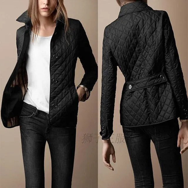 CozyNest™ | Women's Lightweight Quilted Coat | Button Closure, Insulated Design & Stylish Comfort