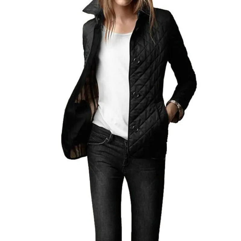 CozyNest™ | Women's Lightweight Quilted Coat | Button Closure, Insulated Design & Stylish Comfort