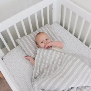 Crib Set - 4 Piece - Grey