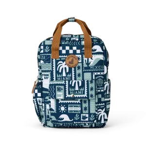 Crywolf | Mini Backpack - Blue Postcards