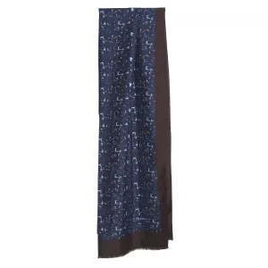 DARK BROWN MADDER SILK STOLE