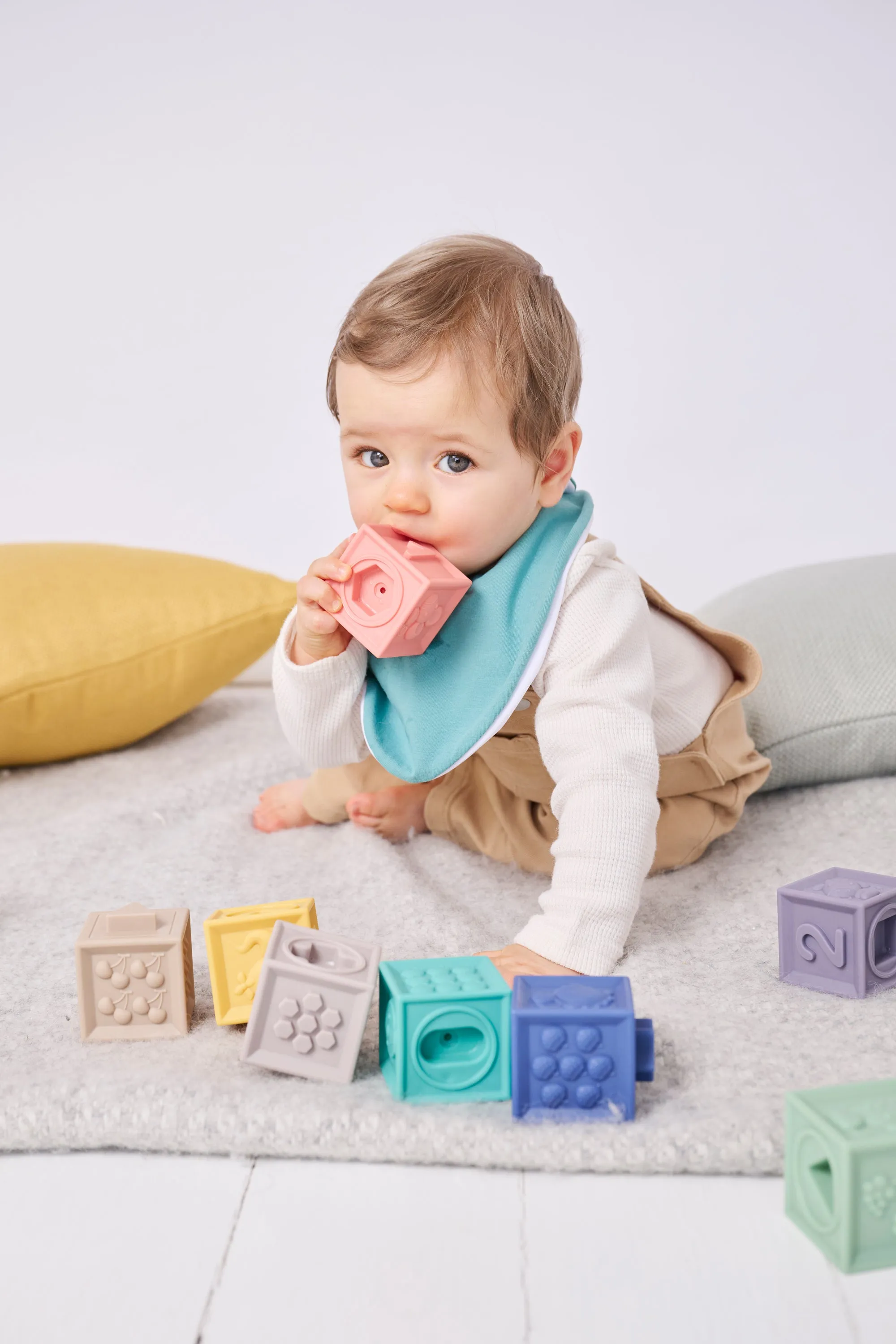 Dark Green Waterproof Dribble Bib