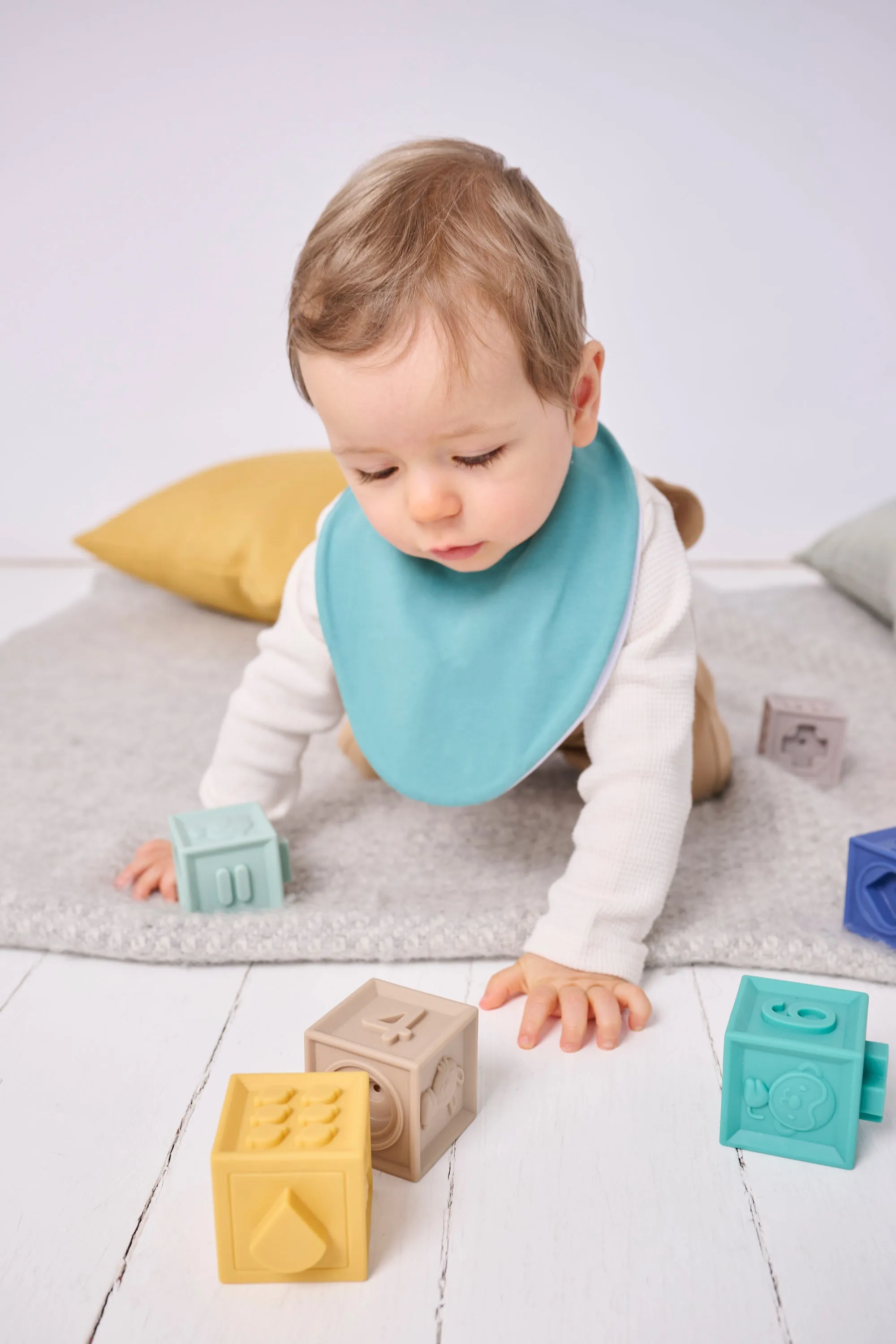 Dark Green Waterproof Dribble Bib