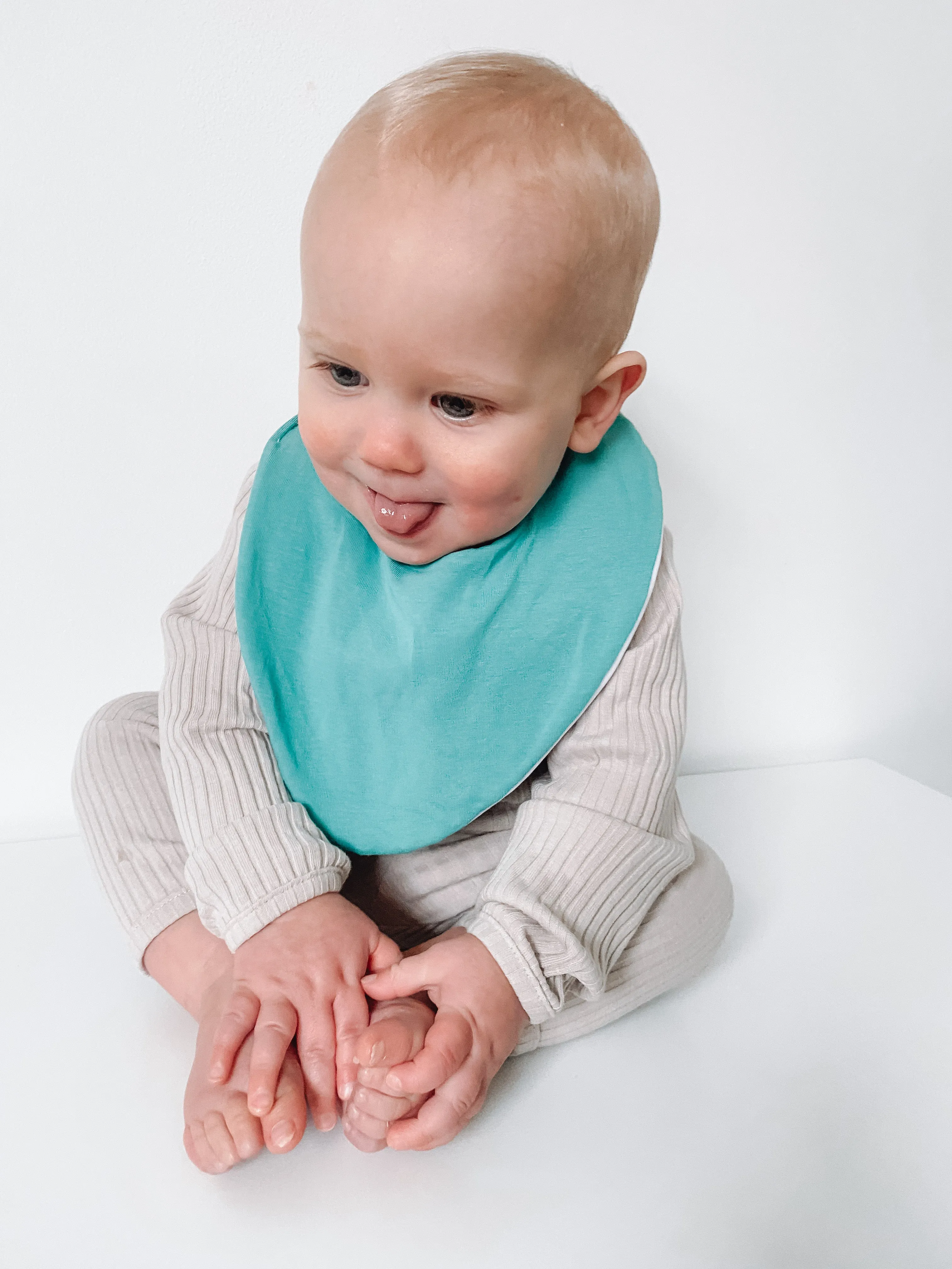 Dark Green Waterproof Dribble Bib