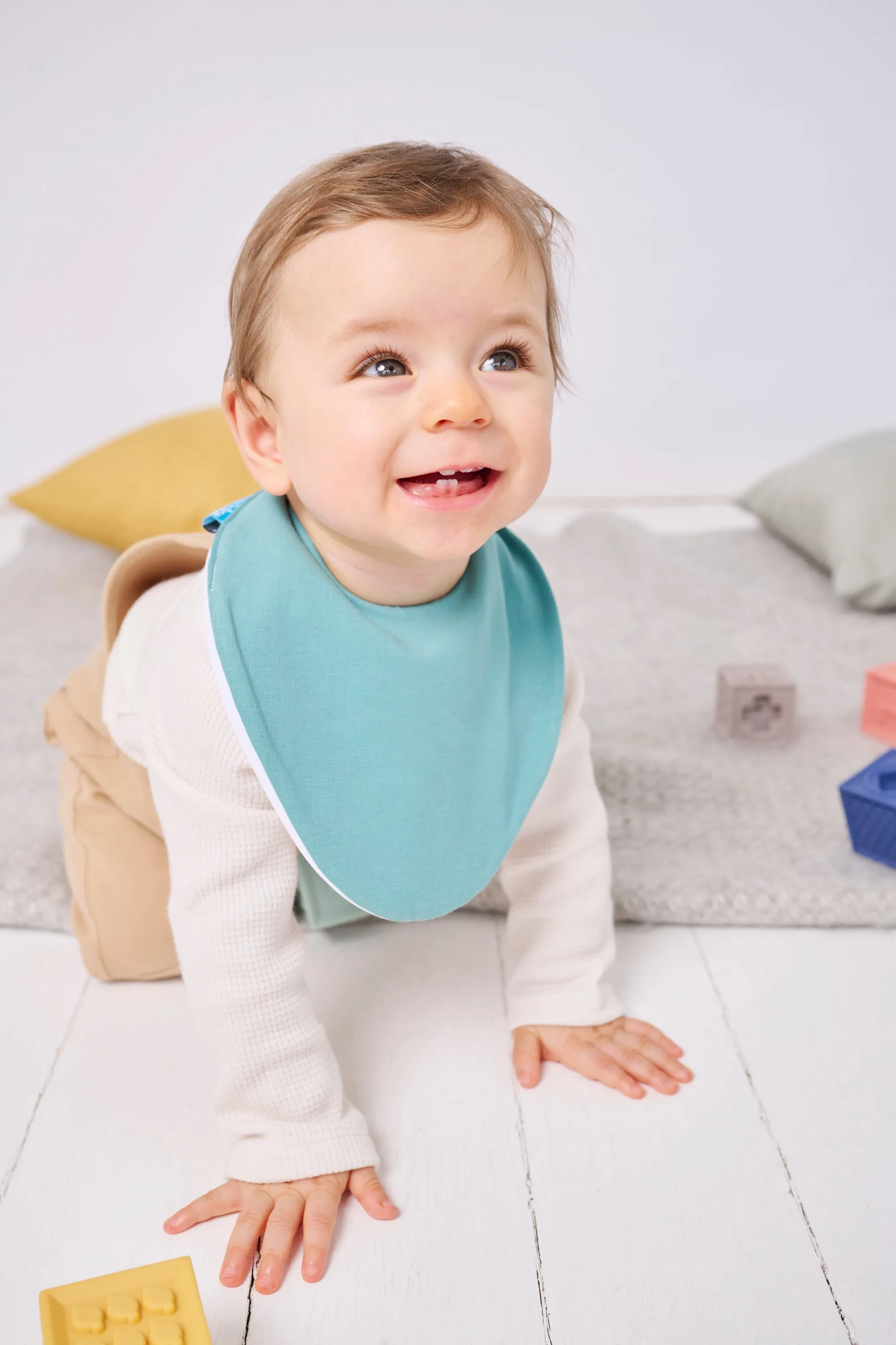 Dark Green Waterproof Dribble Bib