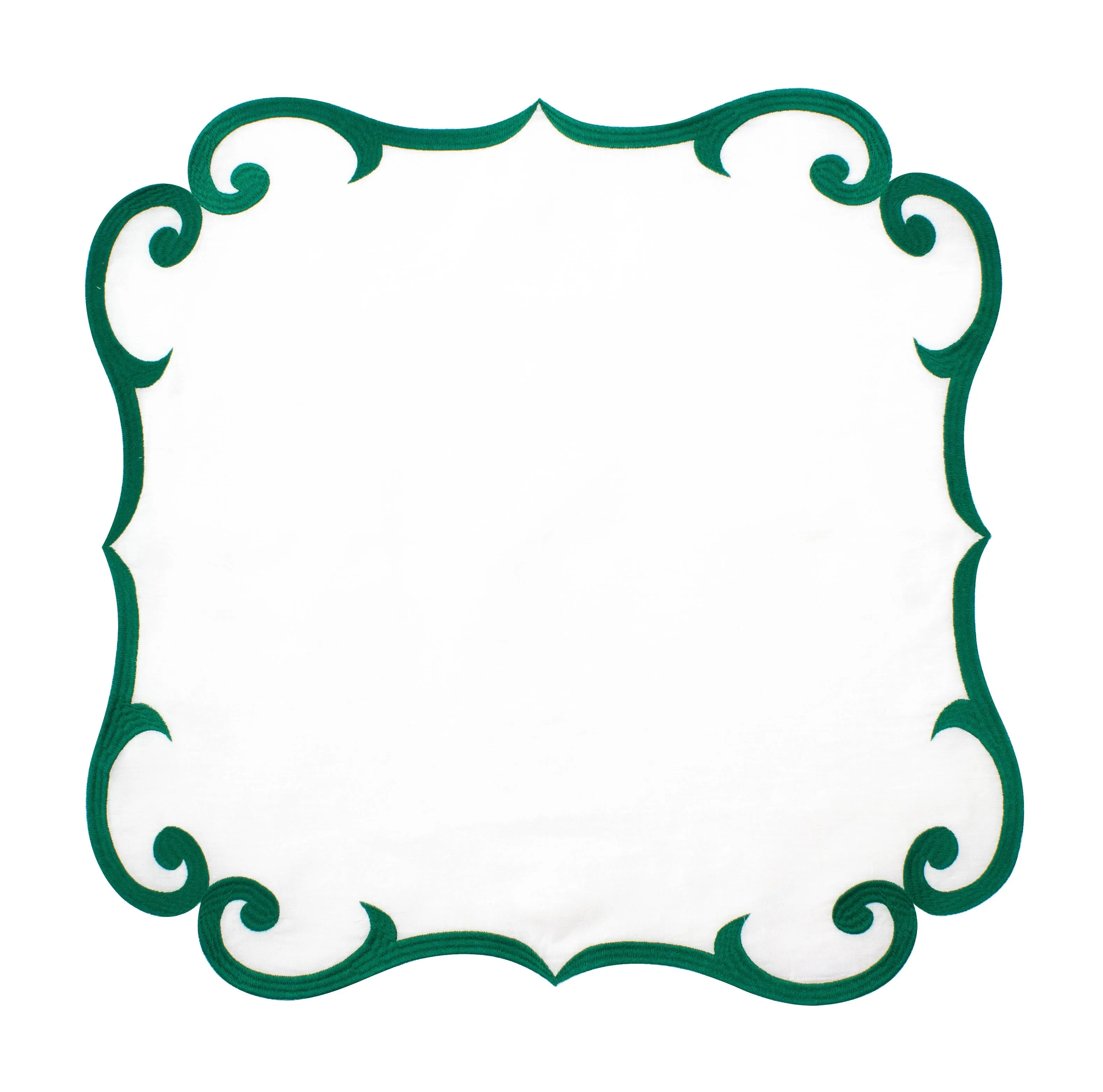 Dinner Napkin~ Set of Four Draper Linen Scroll