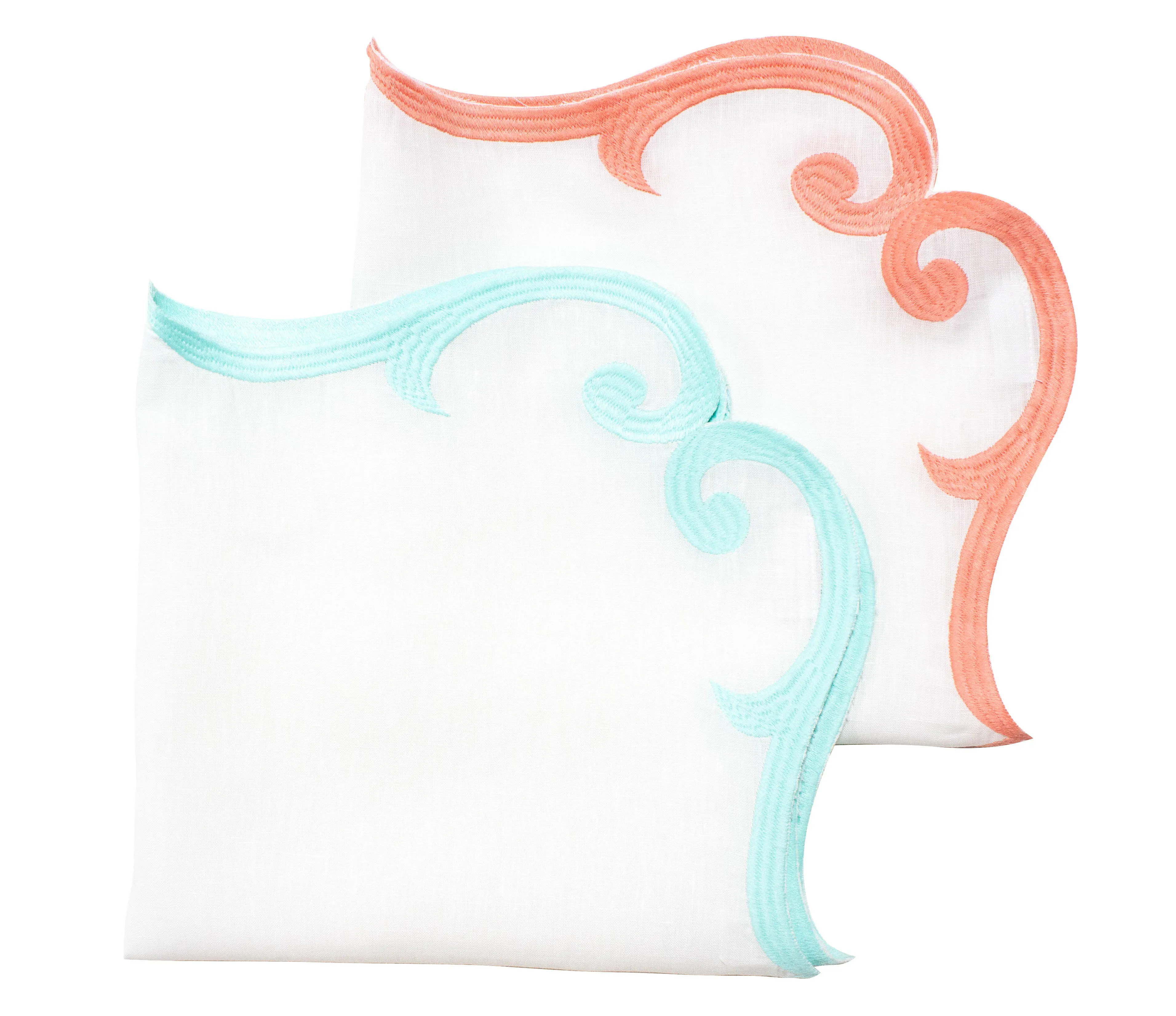 Dinner Napkin~ Set of Four Draper Linen Scroll