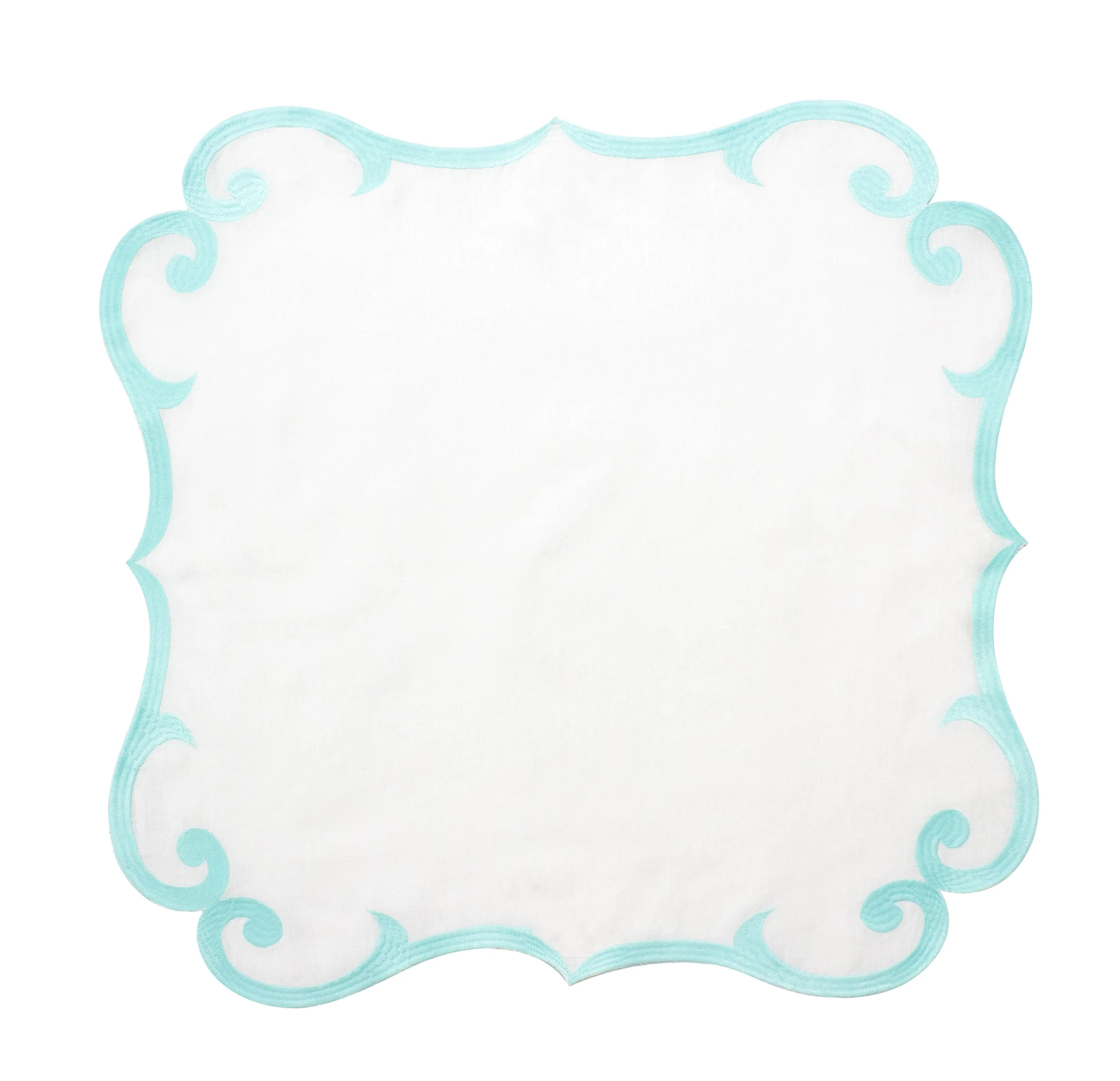 Dinner Napkin~ Set of Four Draper Linen Scroll