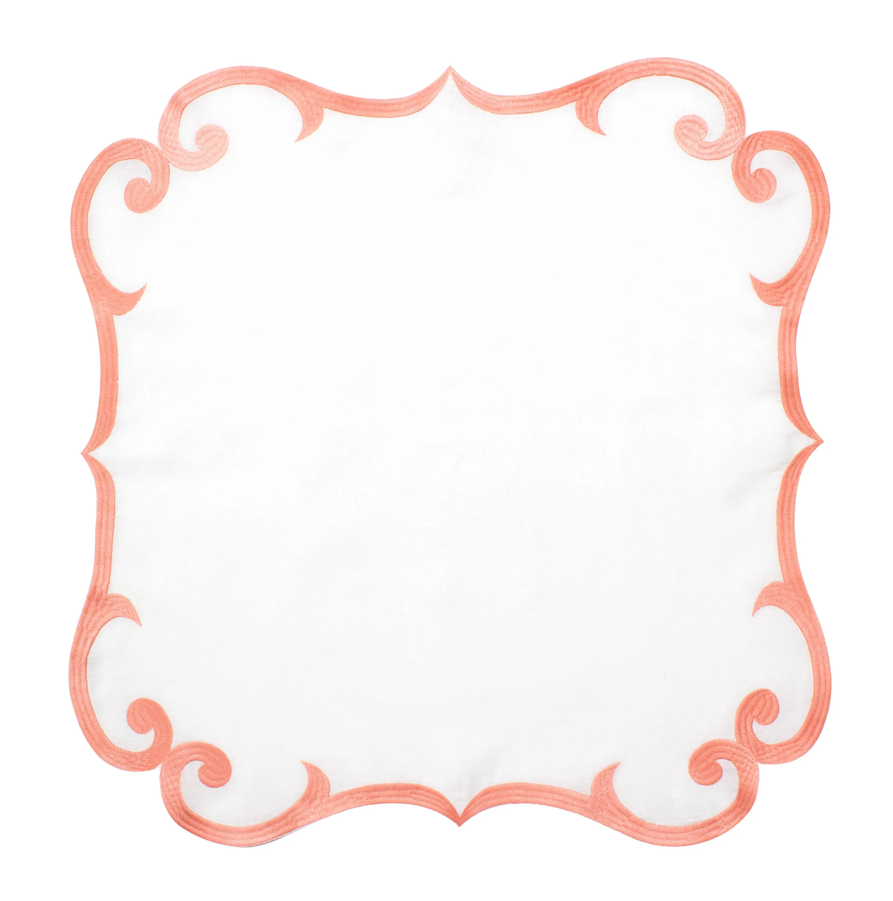Dinner Napkin~ Set of Four Draper Linen Scroll