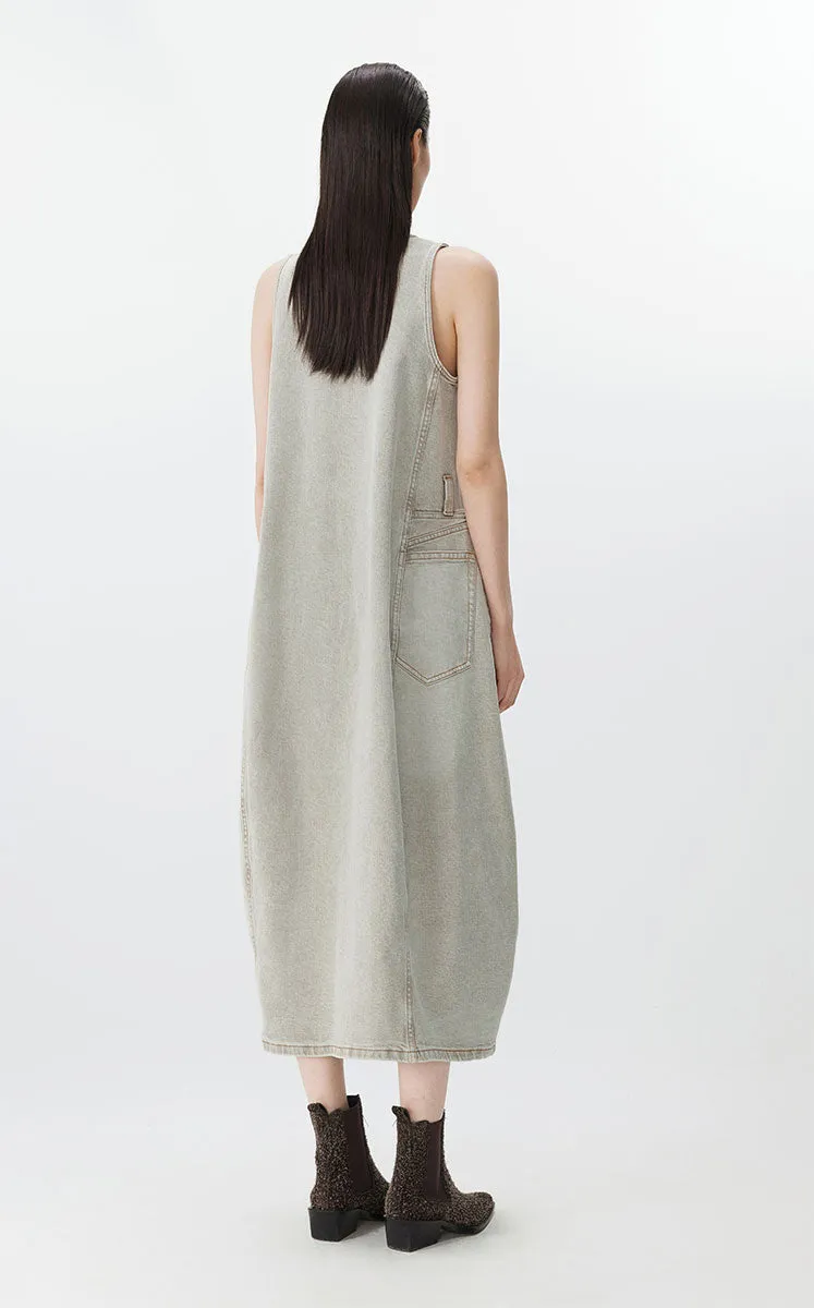 Dress / JNBY Colorful Denim Sleeveless Dress
