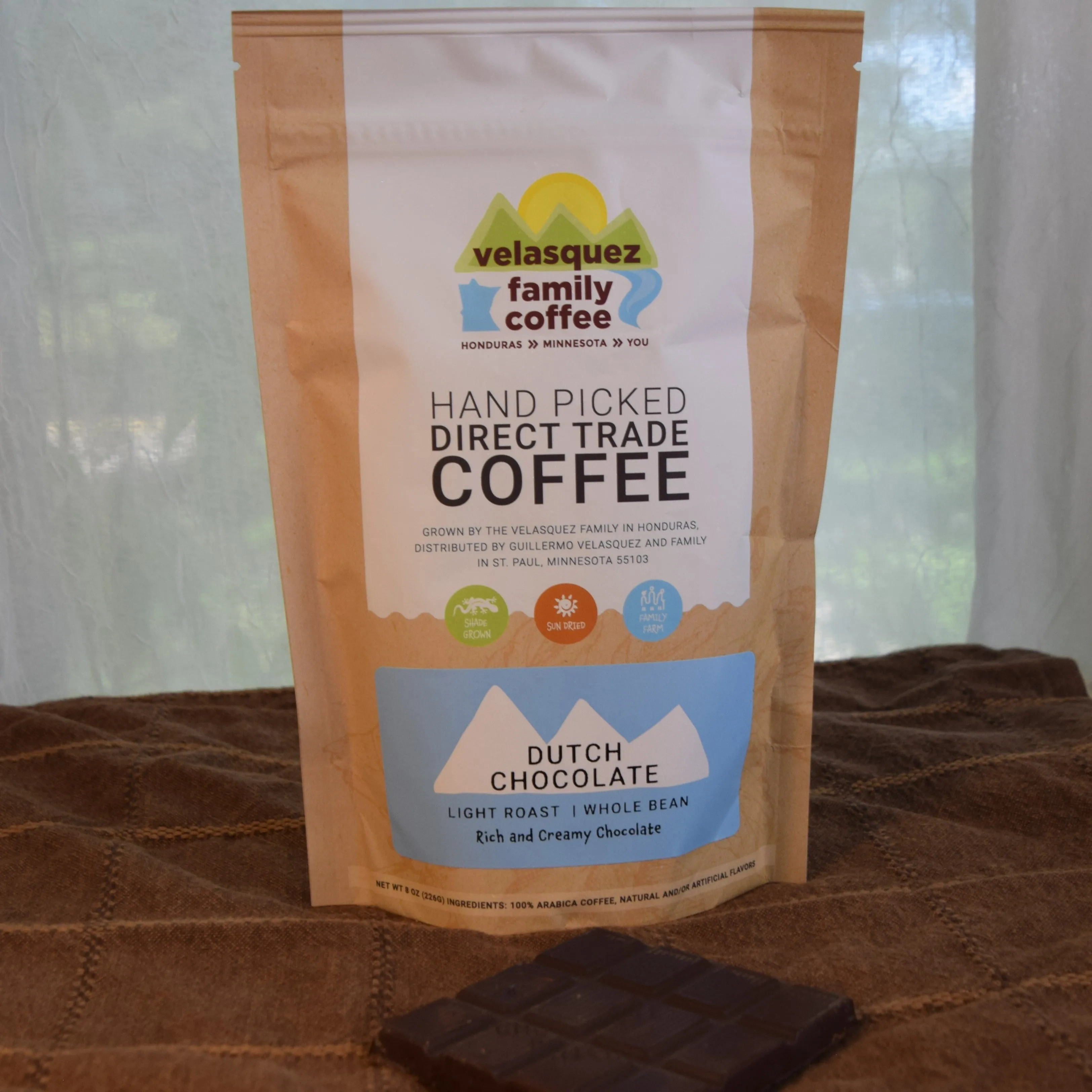 Dutch Chocolate Coffee - 8 oz bag | Rich Creamy Chocolate