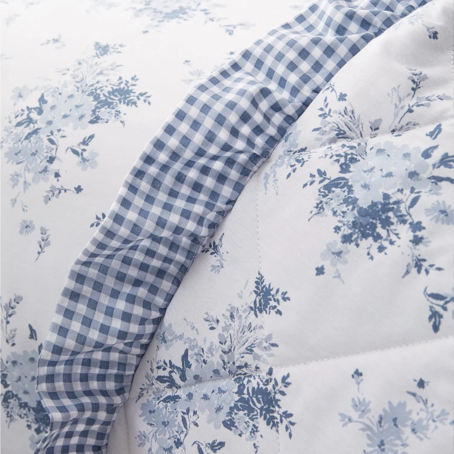 Elena Floral Frill Quilted Bedspread 220X220Cm
