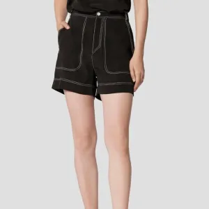 Equipment Women's Jaxon Silk Short in True Black size 00 NWT $295