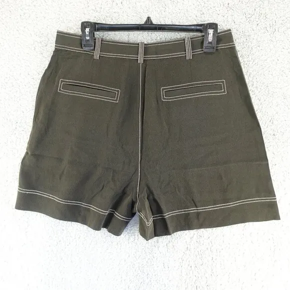 Equipment Women's Jaxon Silk Short in True Black size 12 NWT $295