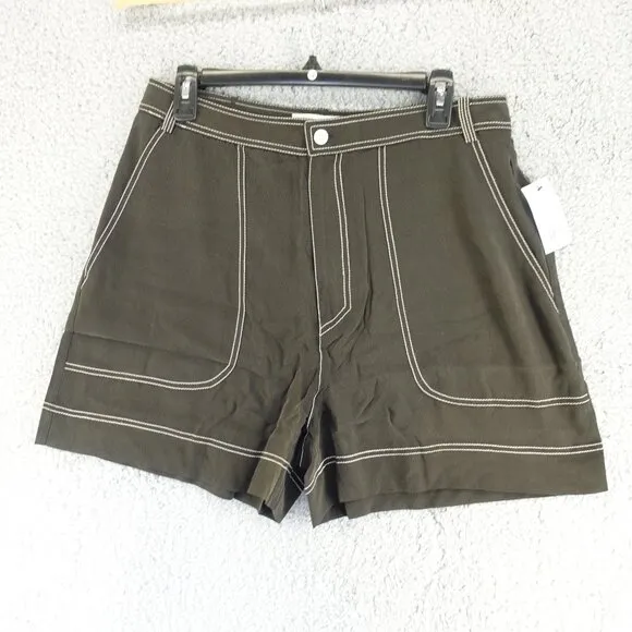 Equipment Women's Jaxon Silk Short in True Black size 12 NWT $295