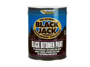 Everbuild Black Jack 901 Bitumen Paint 1 Litre