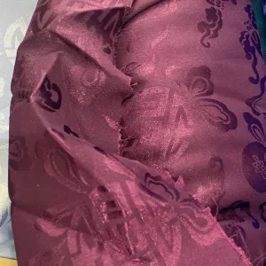 Feng Shui Satin Damask -  Mulberry