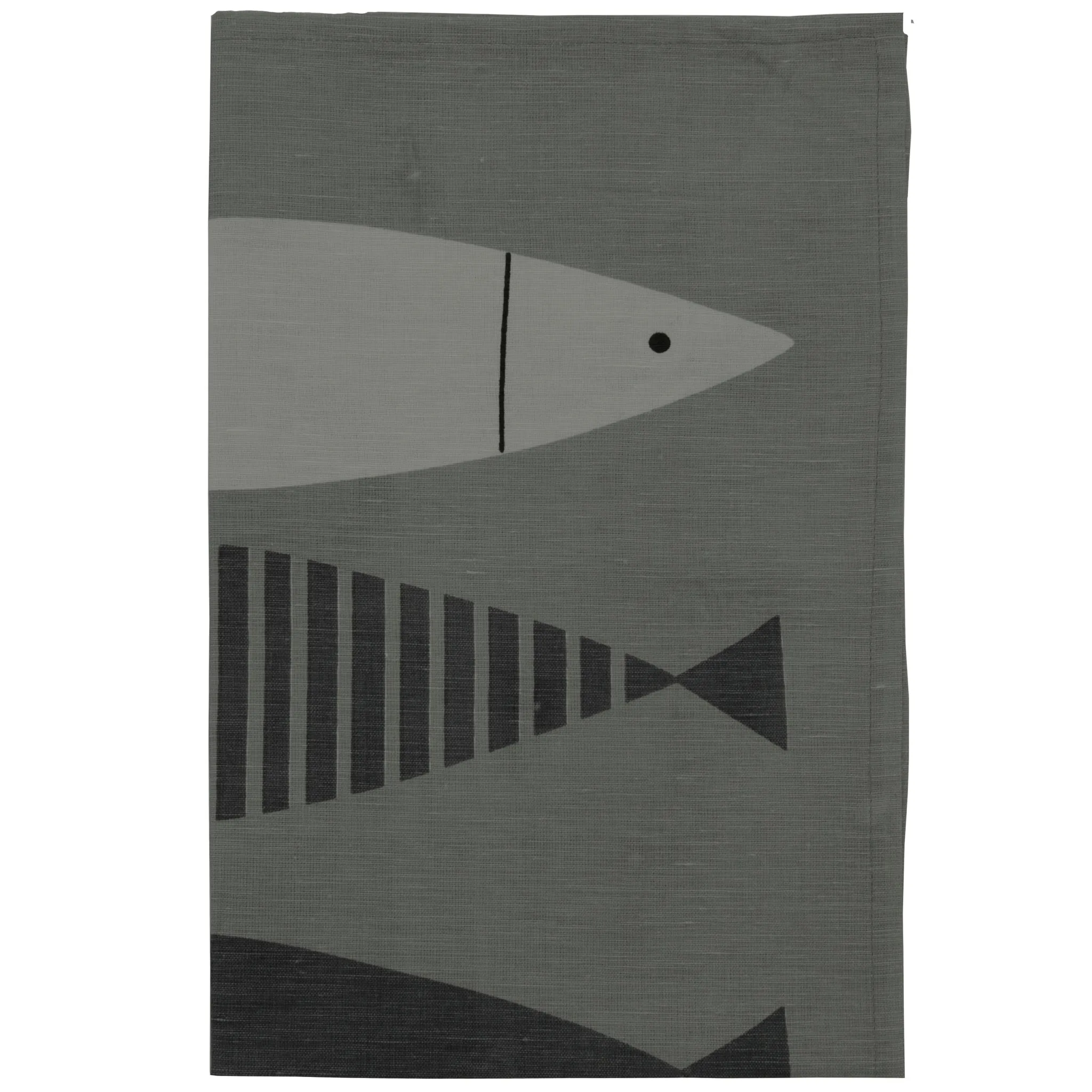 Fish Linen Tea Towel