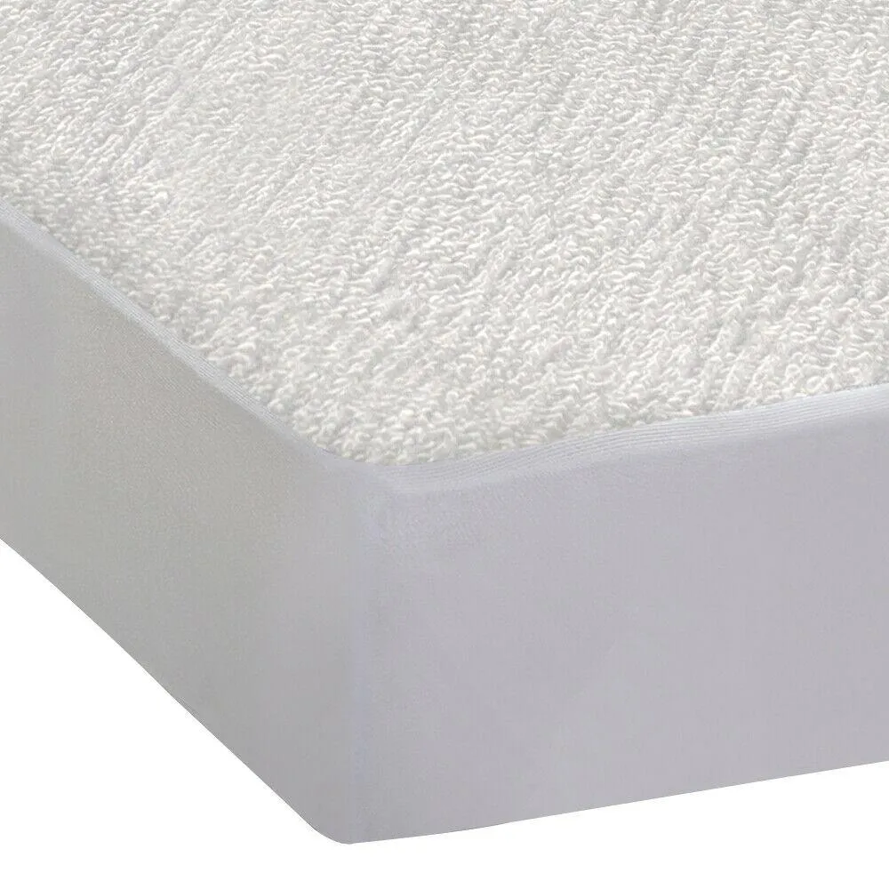 Fitted Waterproof Mattress Protector with Bamboo Fibre Cover King Size