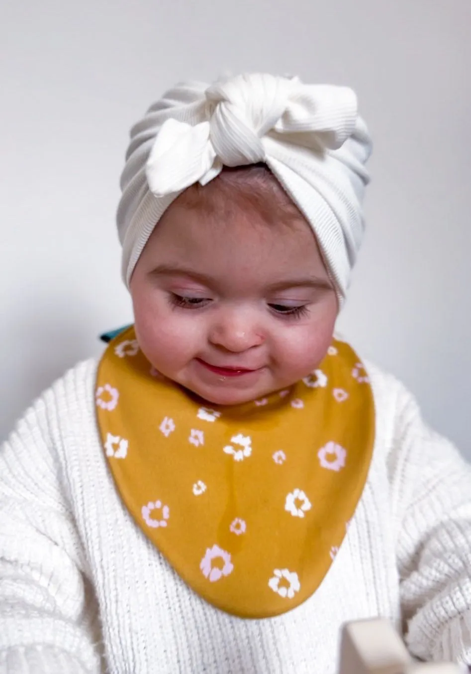 Floral Bundle of 3 Waterproof Dribble Bibs