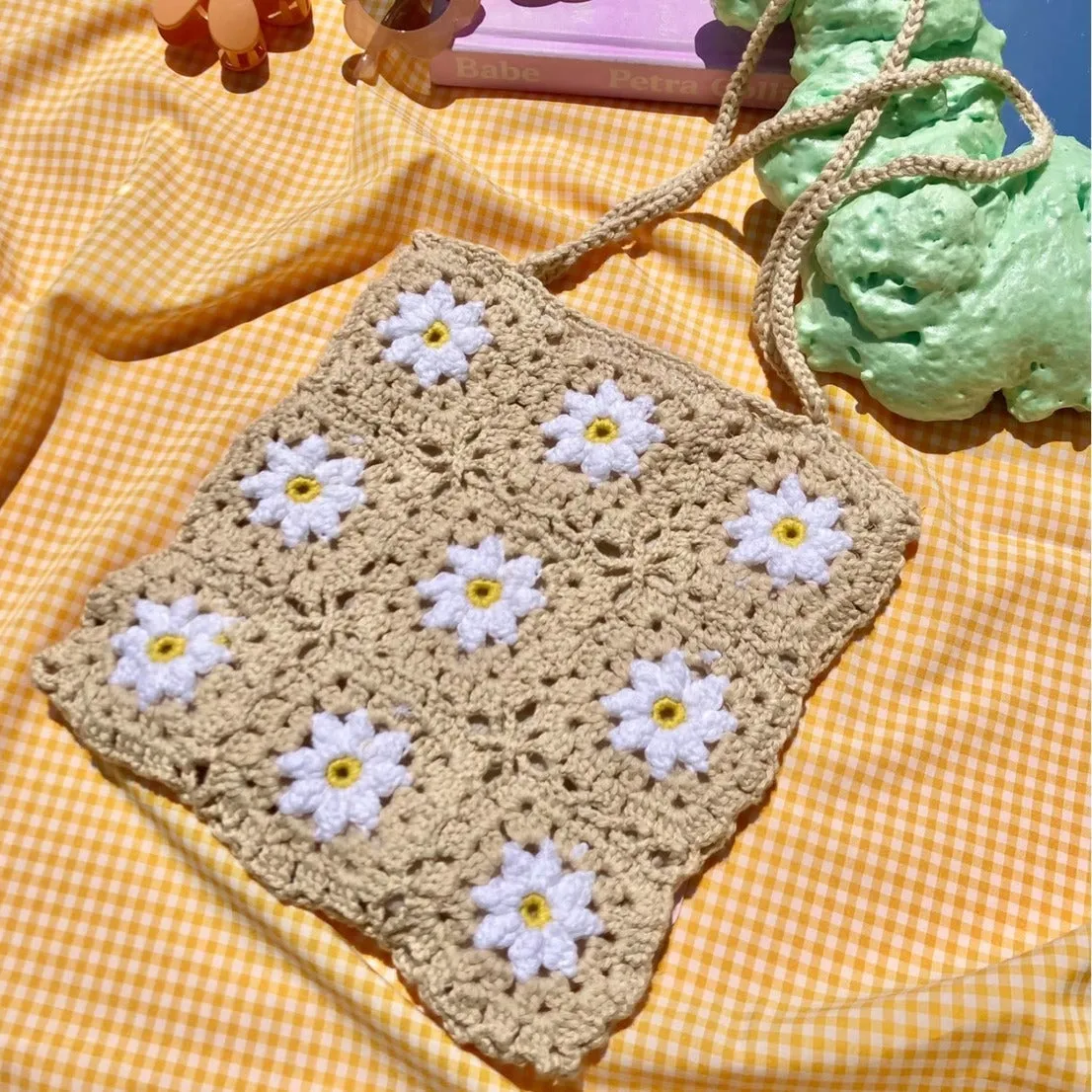 Flower Crochet 花花針織袋子