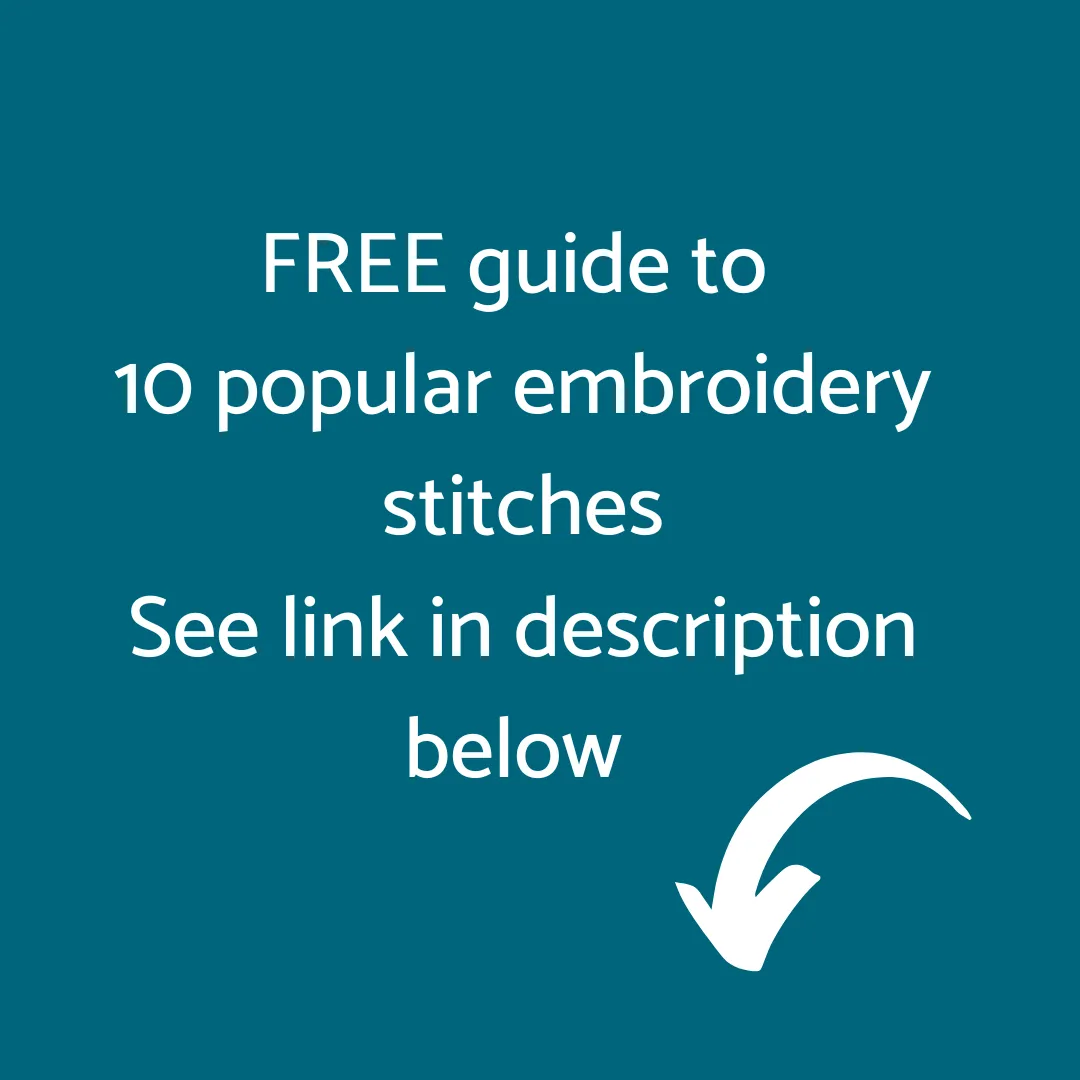 Folk art birds embroidery kit