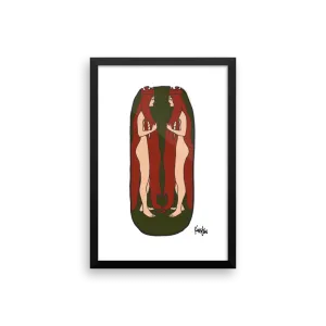 Framed Art Print : Ego   Id