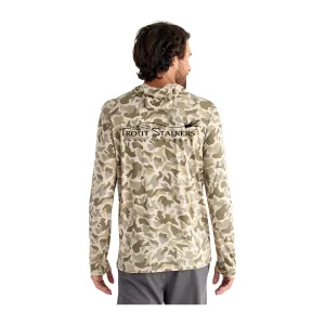 Free Fly MTS Logo Bamboo Lightweight Hoody Barrier Island Camo