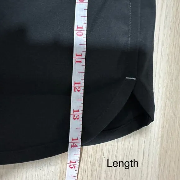 Free Fly NWT Women’s Bamboo Lined Breeze Skort in Black Size Medium
