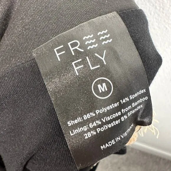 Free Fly NWT Women’s Bamboo Lined Breeze Skort in Black Size Medium