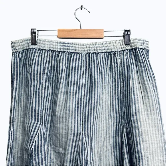 Free People Candace Midi Skirt in Summer Stripe